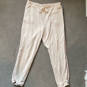 MADEWELL BEIGE JOGGER SWEATPANTS